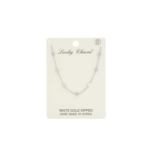 Moroccan Shape Metal Necklace - Picture 2 of 5